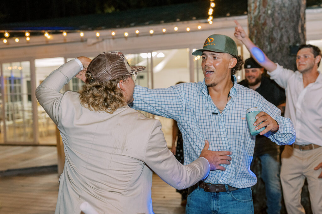 gin creek wedding reception