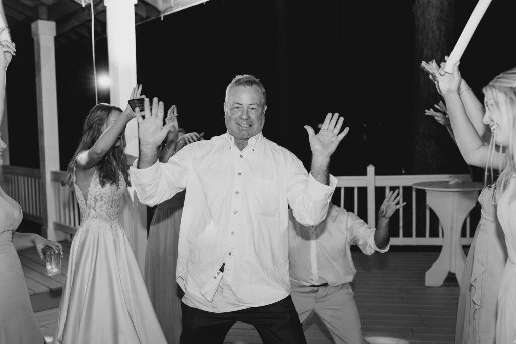 gin creek wedding reception