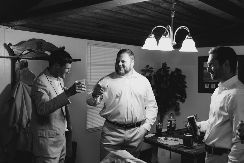 groom and his groomsmen