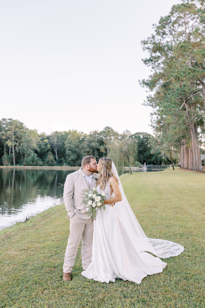 portrait of the bride and groom