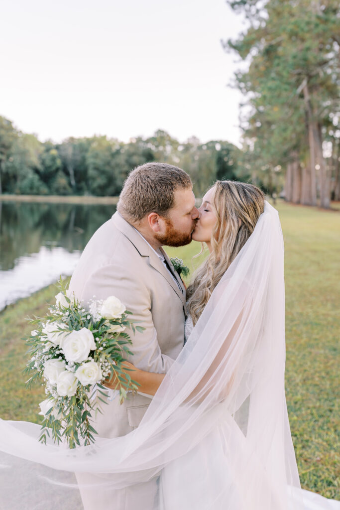 portrait of the bride and groom