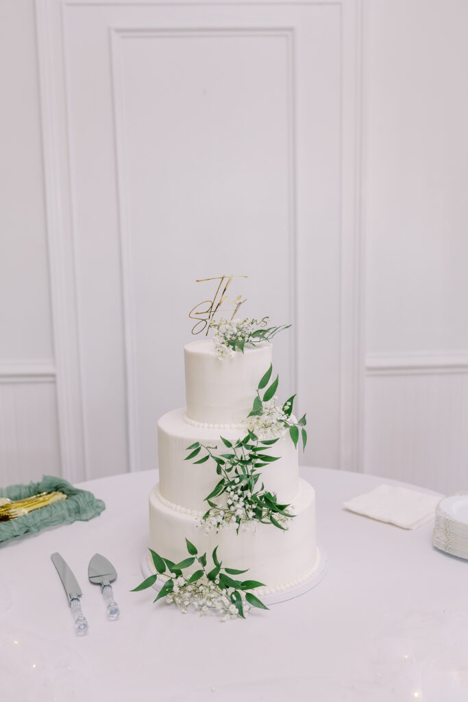 gin creek wedding reception