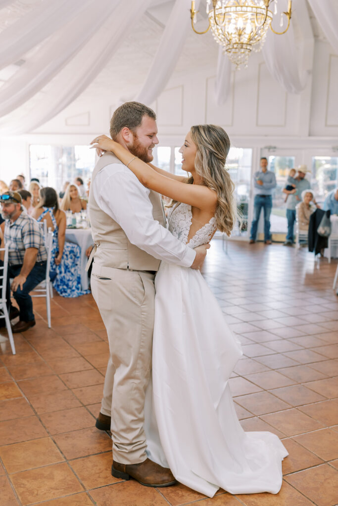 gin creek wedding reception