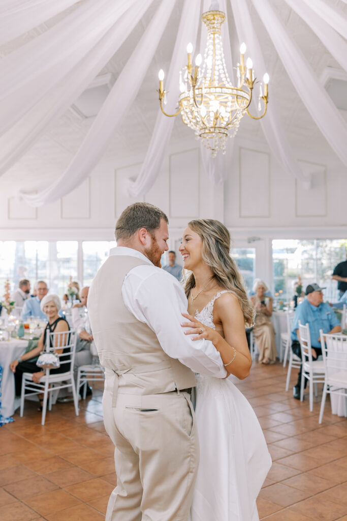 gin creek wedding reception