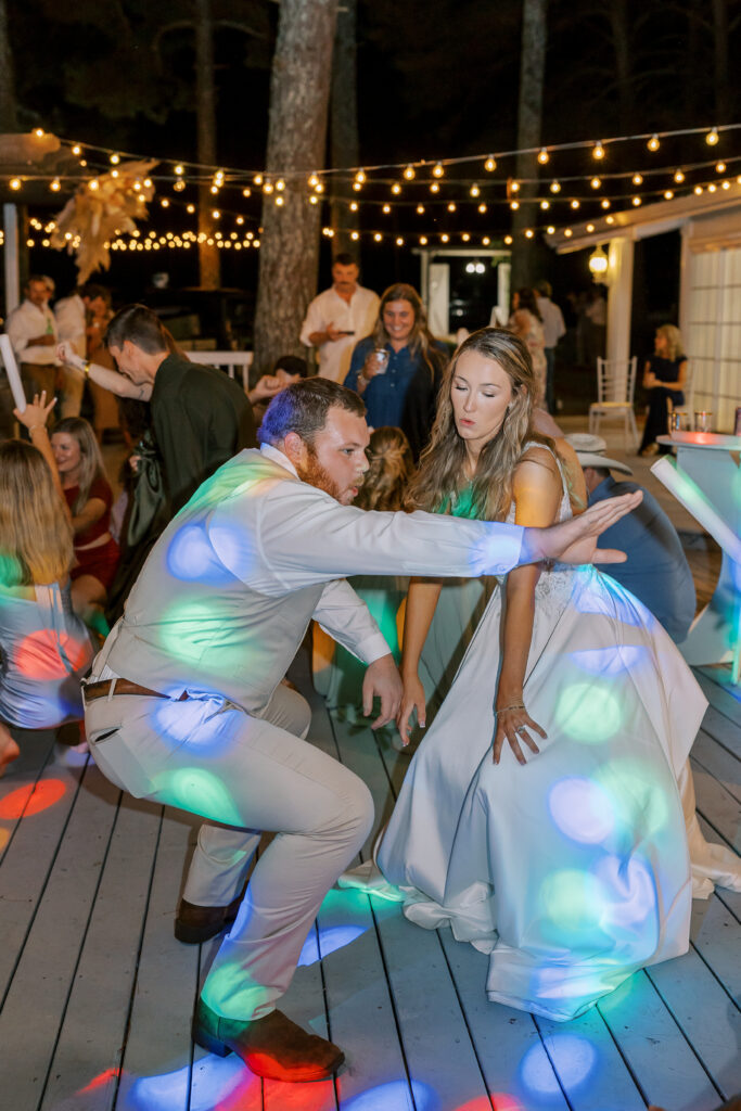 gin creek wedding reception