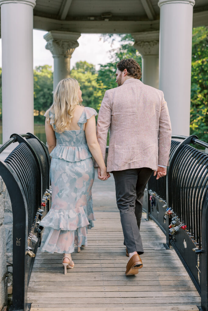 Golden Hour Engagement Session at Piedmont Park in Atlanta, GA