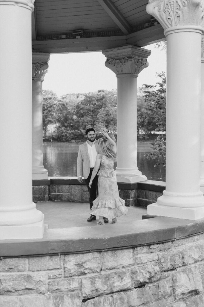 Golden Hour Engagement Session at Piedmont Park in Atlanta, GA