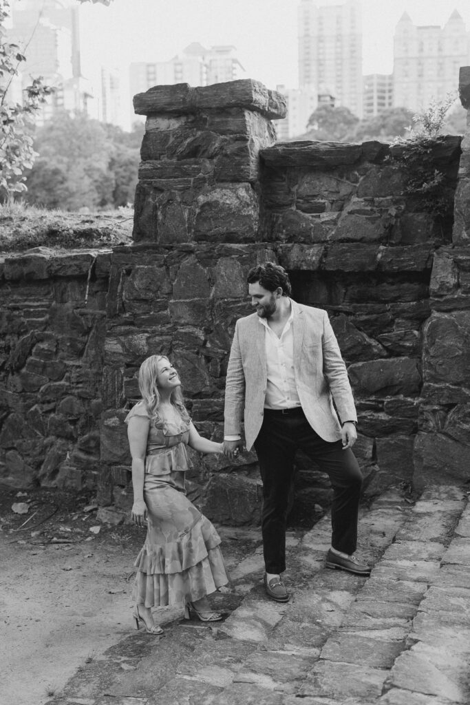 Golden Hour Engagement Session at Piedmont Park in Atlanta, GA