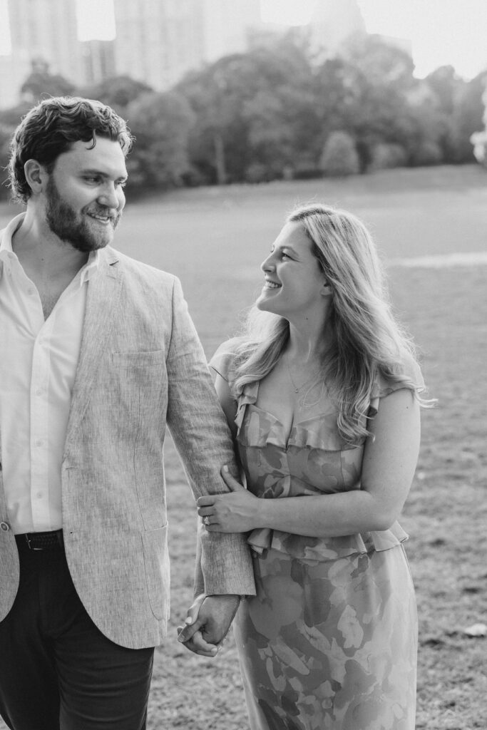 Golden Hour Engagement Session at Piedmont Park in Atlanta, GA