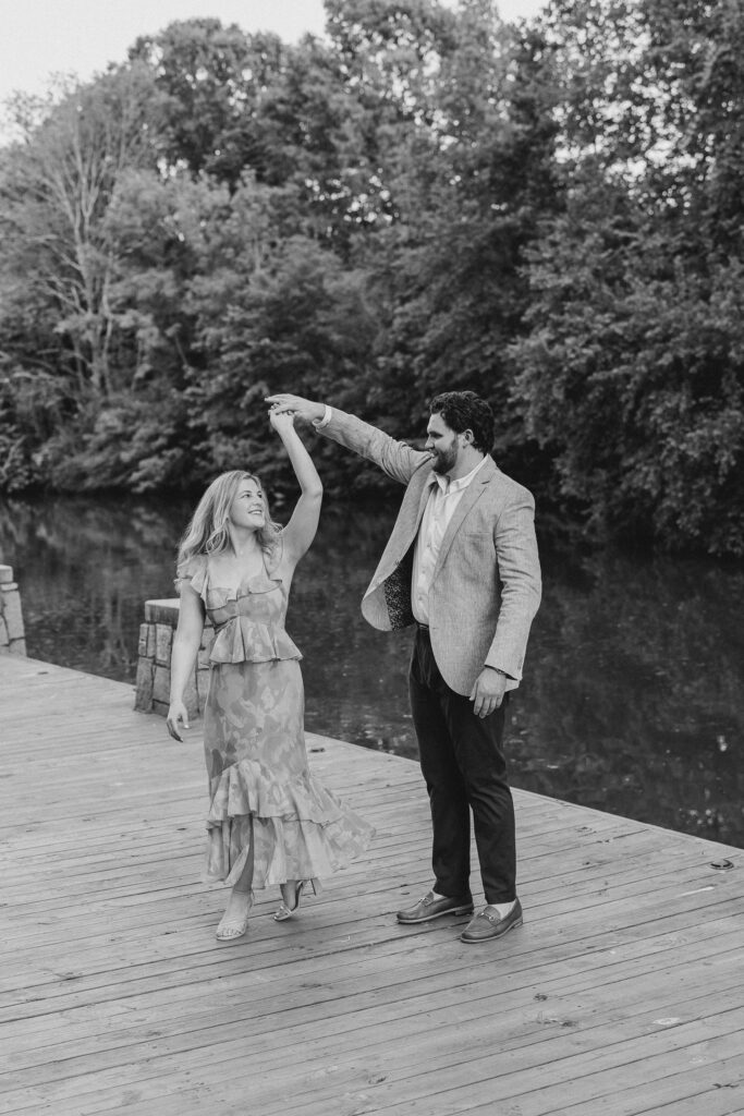 Golden Hour Engagement Session at Piedmont Park in Atlanta, GA