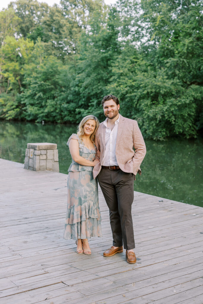 Golden Hour Engagement Session at Piedmont Park in Atlanta, GA