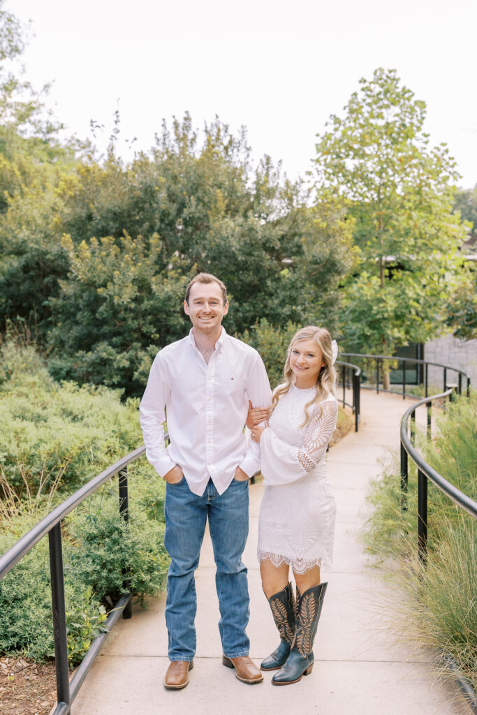 Engagement Session at the Athens Botanical Garden