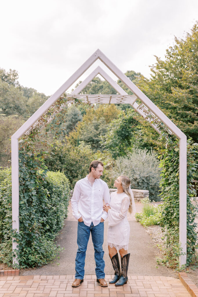 Engagement Session at the Athens Botanical Garden