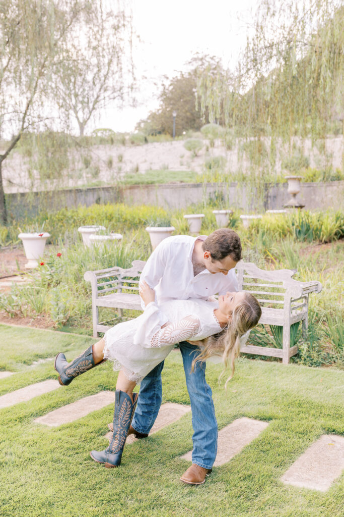 Engagement Session at the Athens Botanical Garden