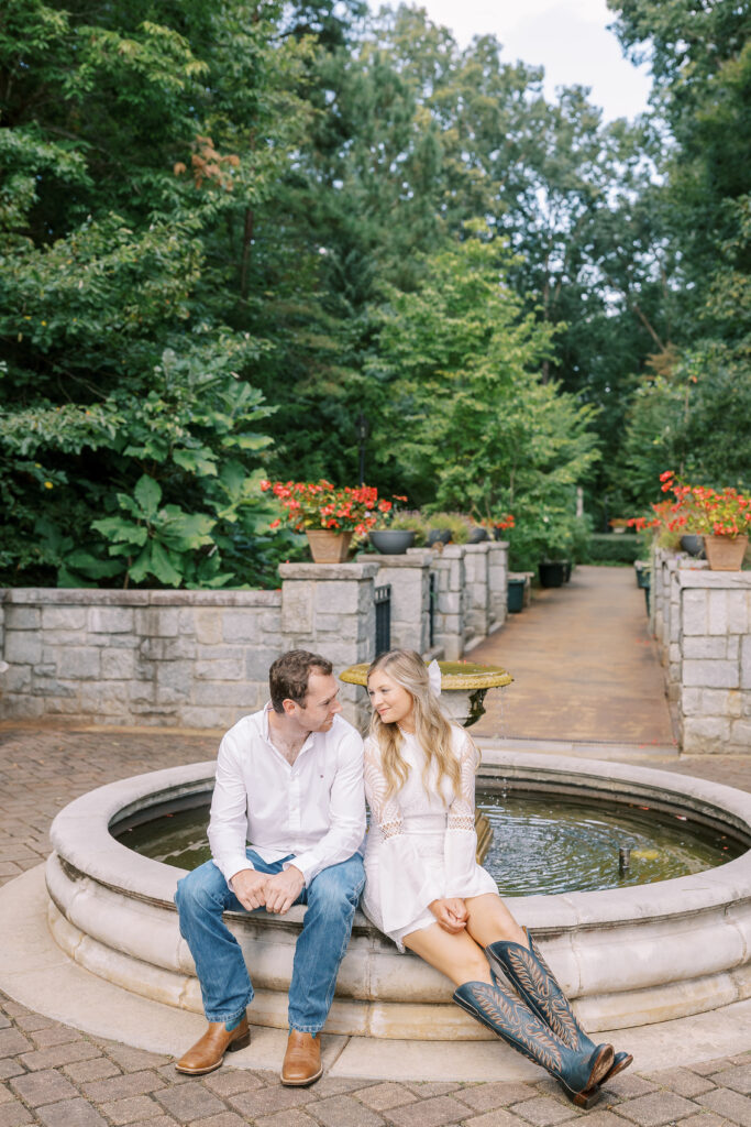 Engagement Session at the Athens Botanical Garden