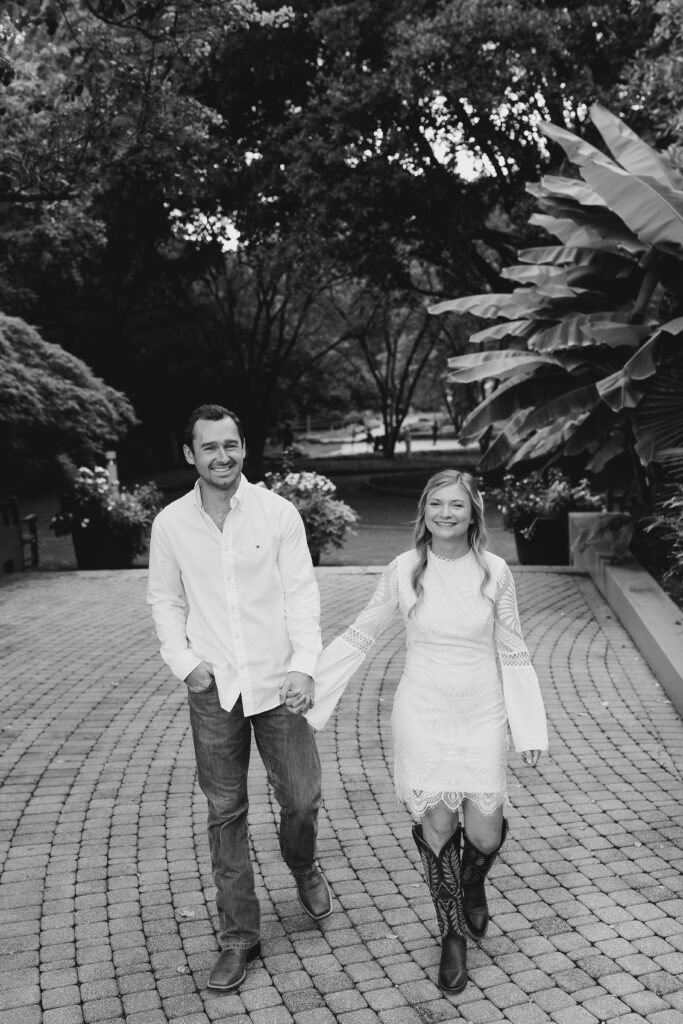 Engagement Session at the Athens Botanical Garden