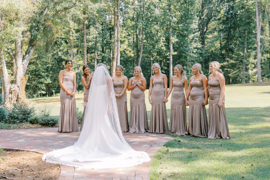 bridesmaid first look