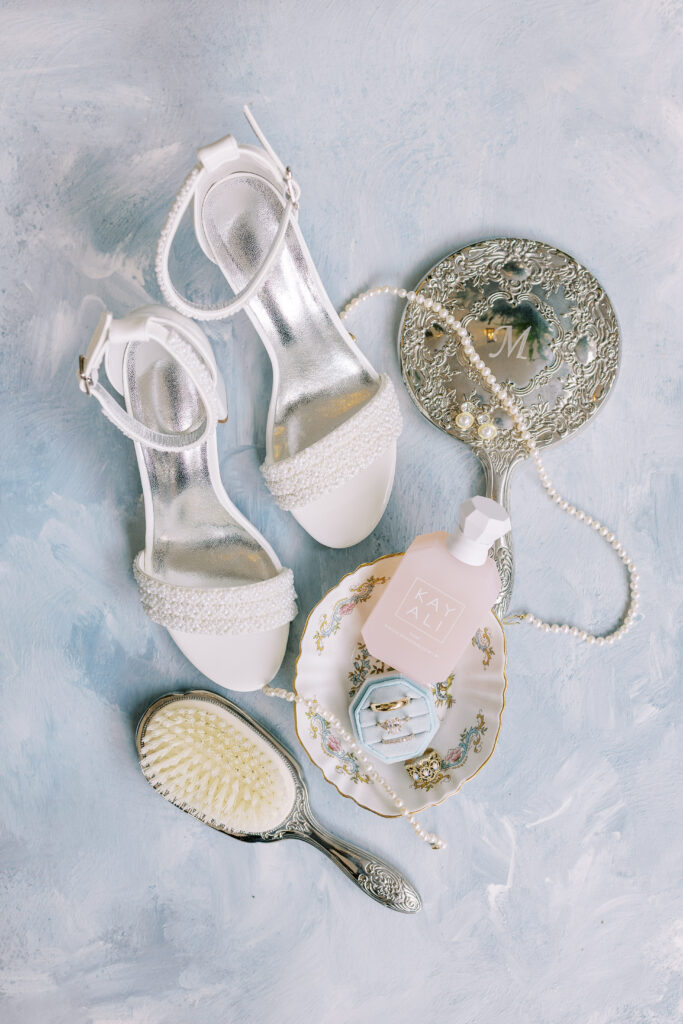 wedding flat lay
