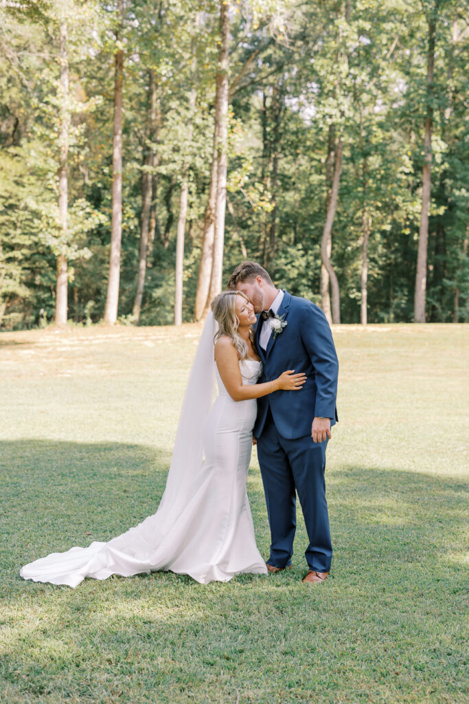 bride and groom portrait