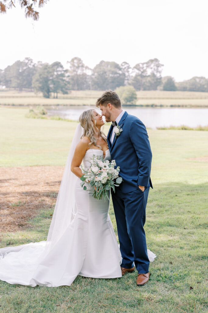 portrait of the bride and groom
