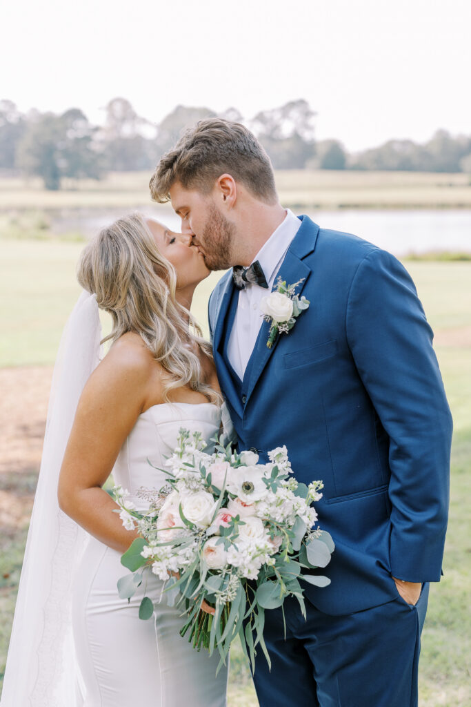 portrait of the bride and groom