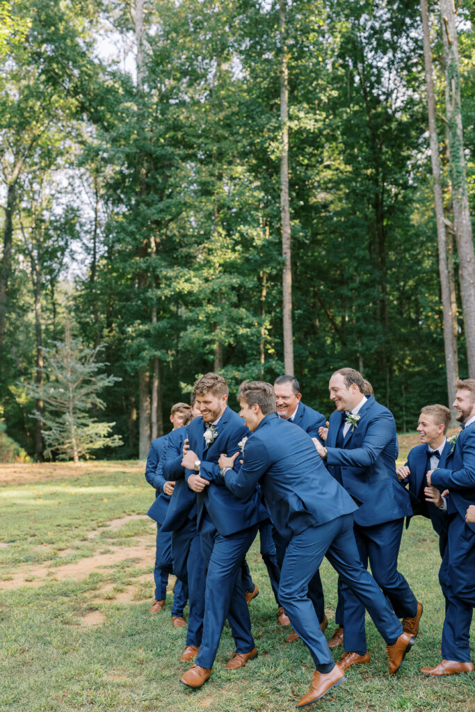 groom and his groomsmen