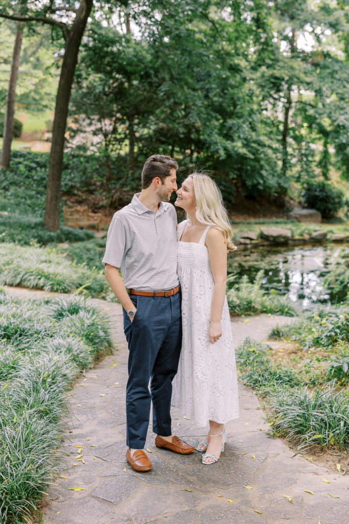 winn park engagement session in atlanta, ga