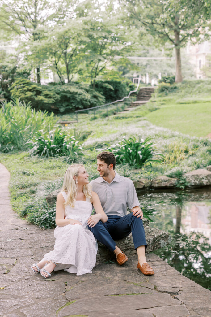 winn park engagement session in atlanta, ga