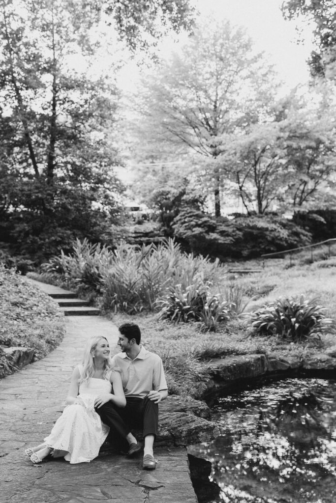 winn park engagement session in atlanta, ga