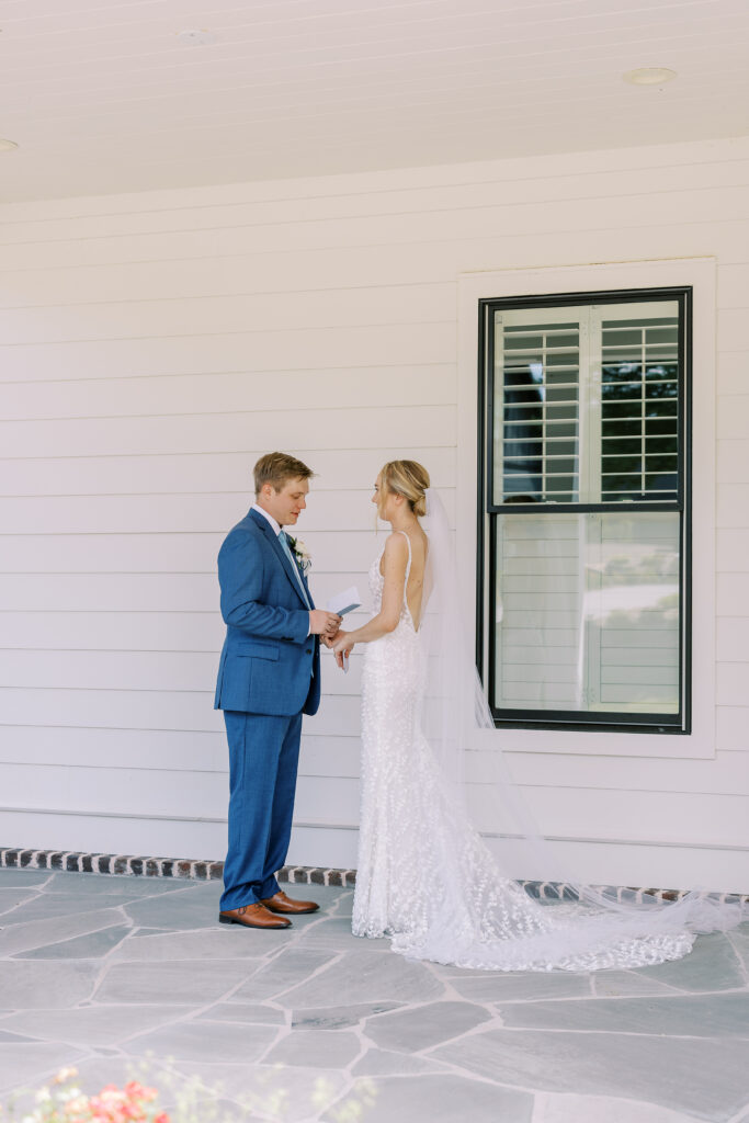 bride and groom portrait