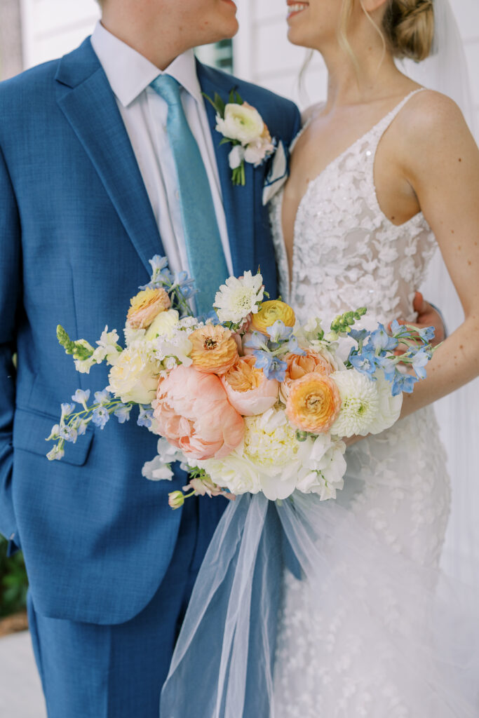 bride and groom portrait