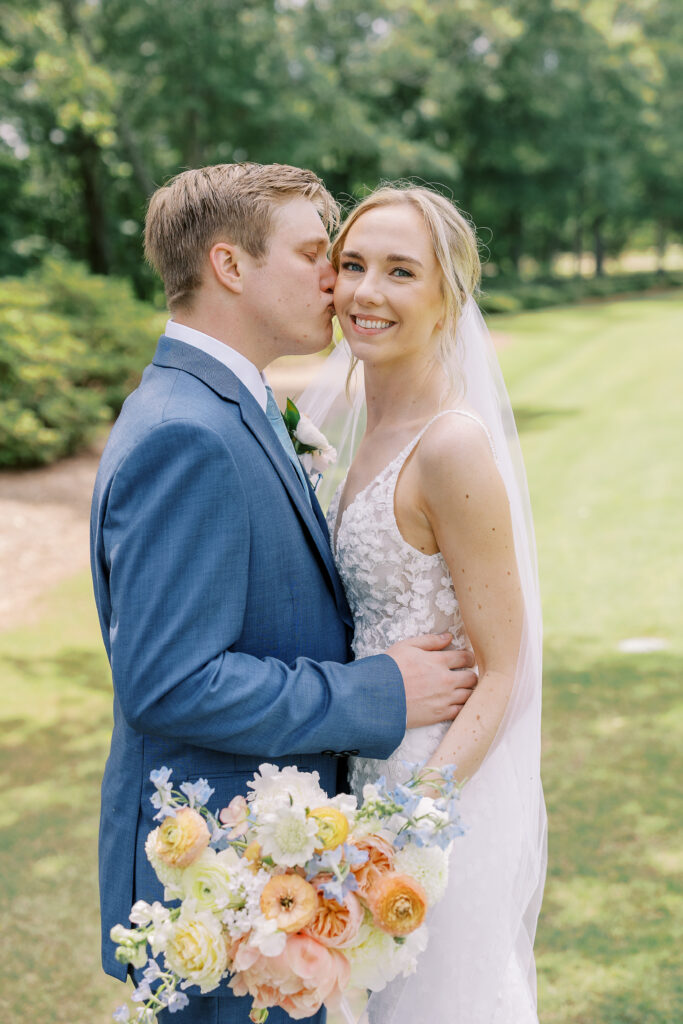 bride and groom portrait