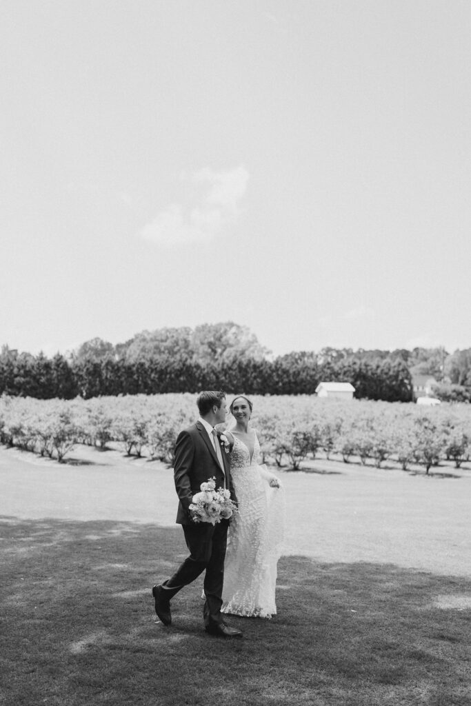 bride and groom portrait