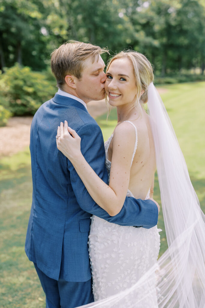 bride and groom portrait