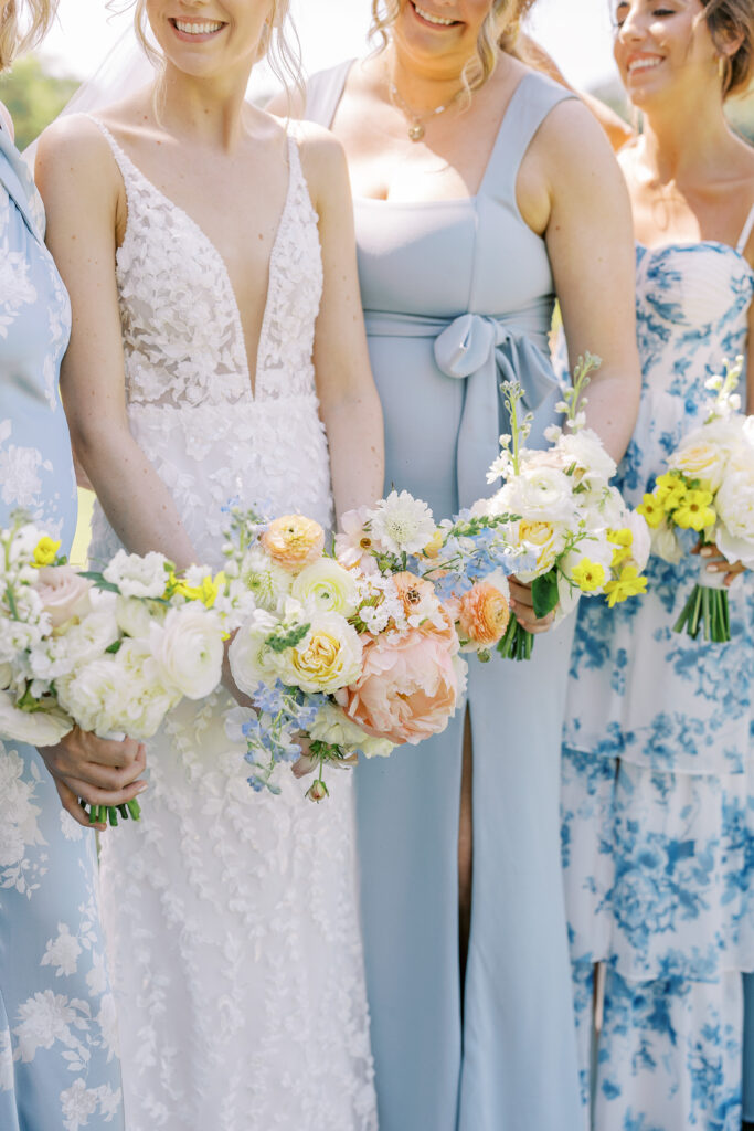bride and bridesmaids
