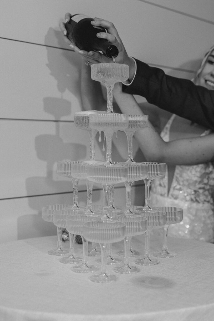champagne tower