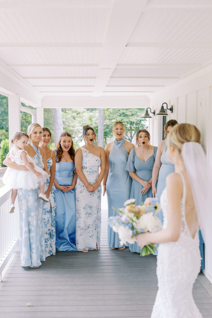 bridesmaid first look