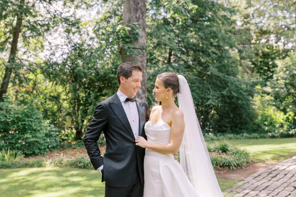 bride and groom portrait