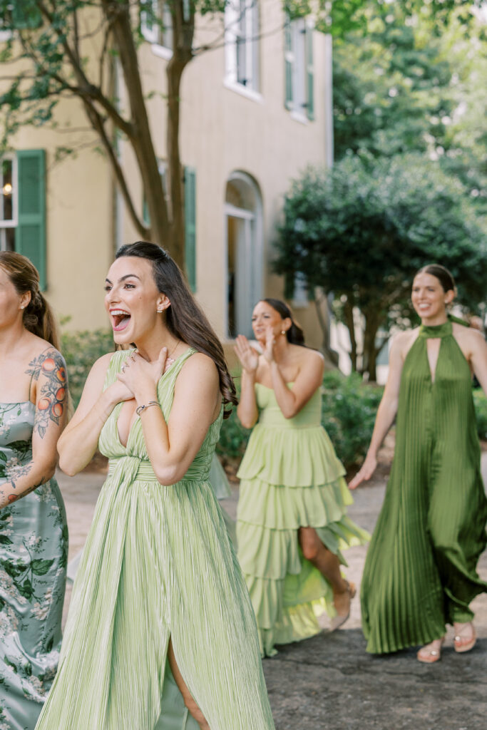 bridesmaid first look