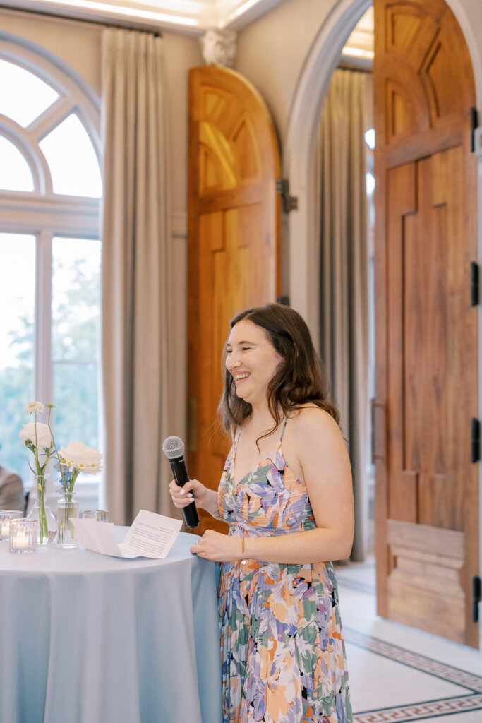 bridesmaid speech