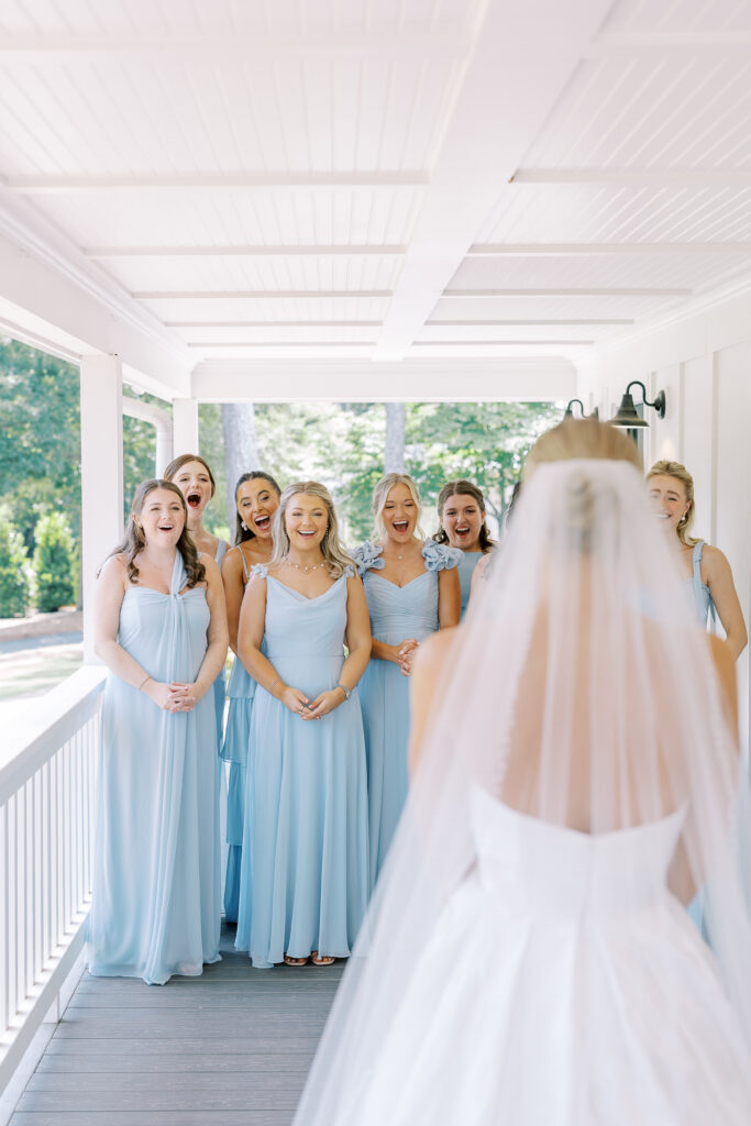 bridesmaid first look