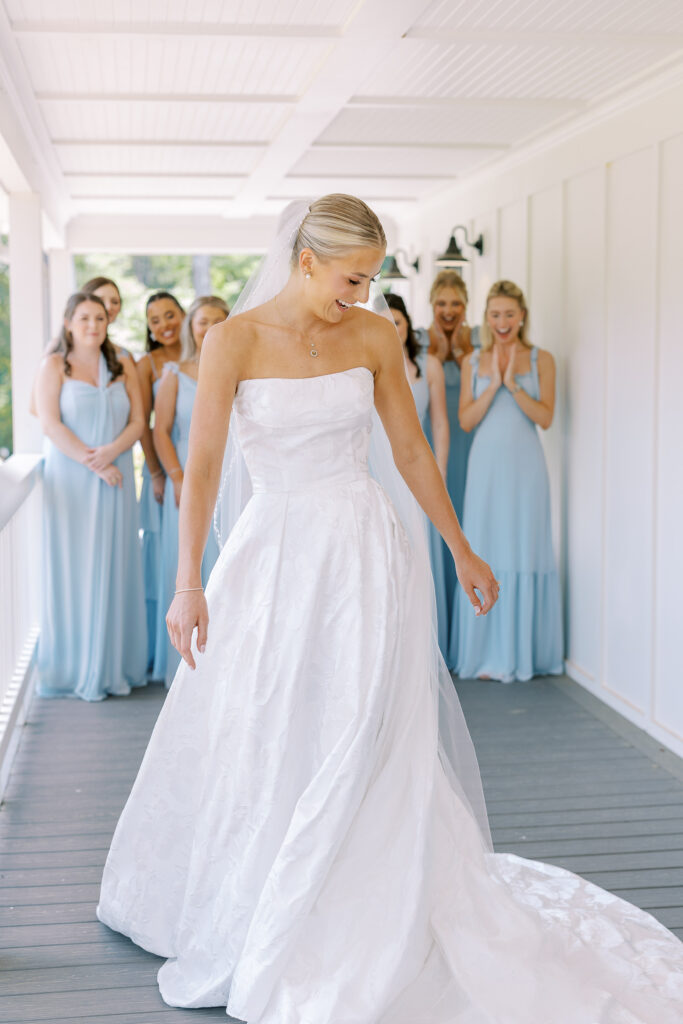 bridesmaid first look