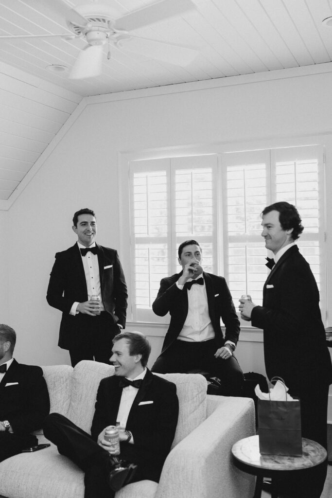 groom and his groomsmen
