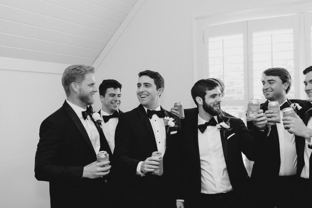 groom and his groomsmen