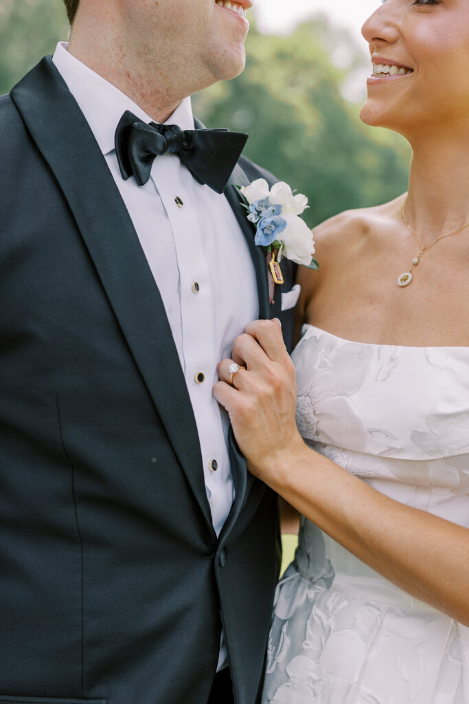 bride and groom portrait