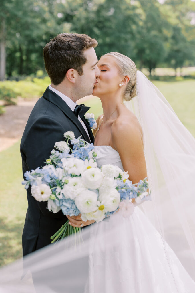 bride and groom portrait
