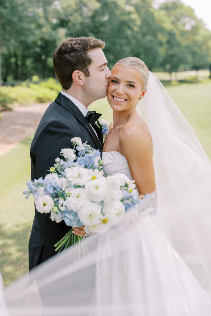bride and groom portrait