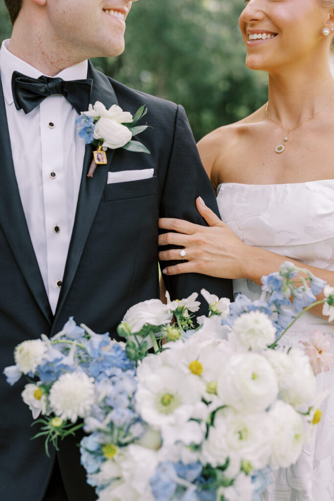 bride and groom portrait