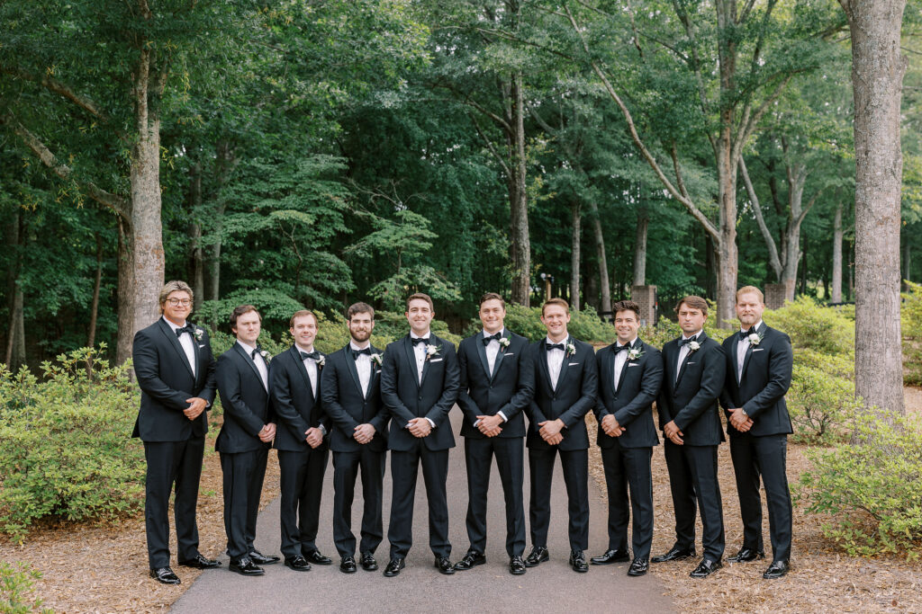groom and his groomsmen