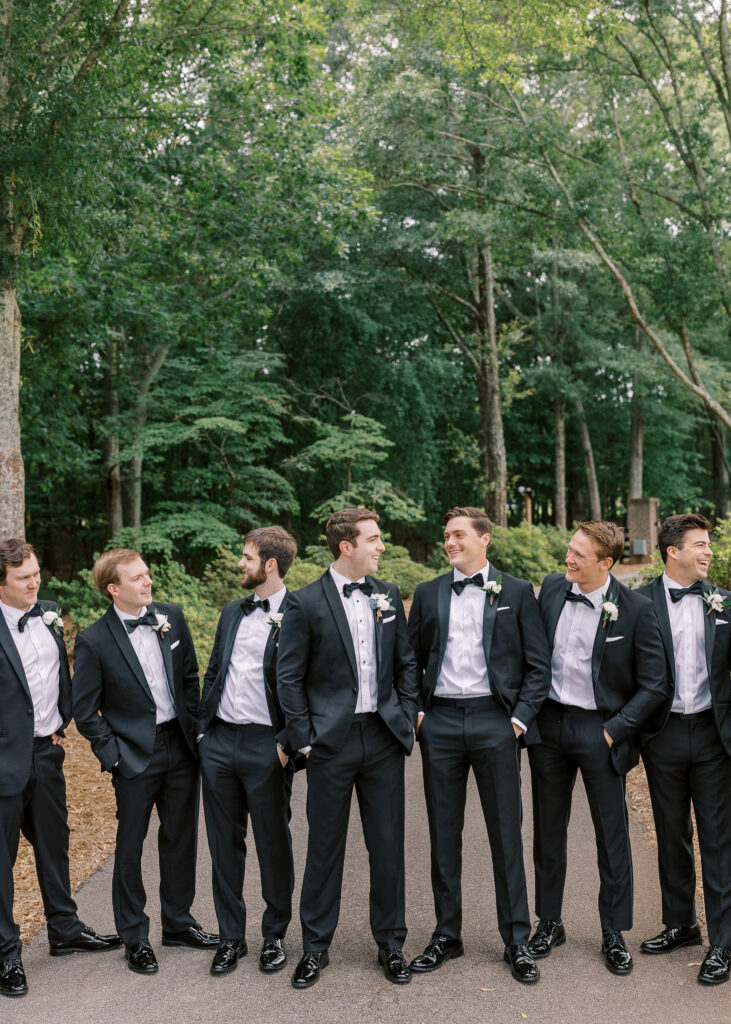 groom and his groomsmen